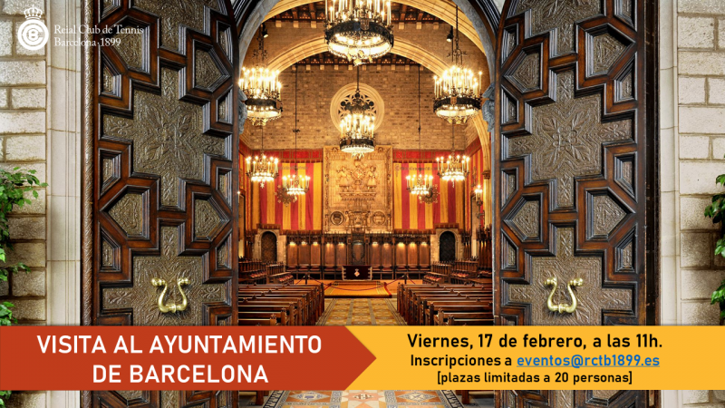 Apúntate a la visita guiada al Ayuntamiento de Barcelona