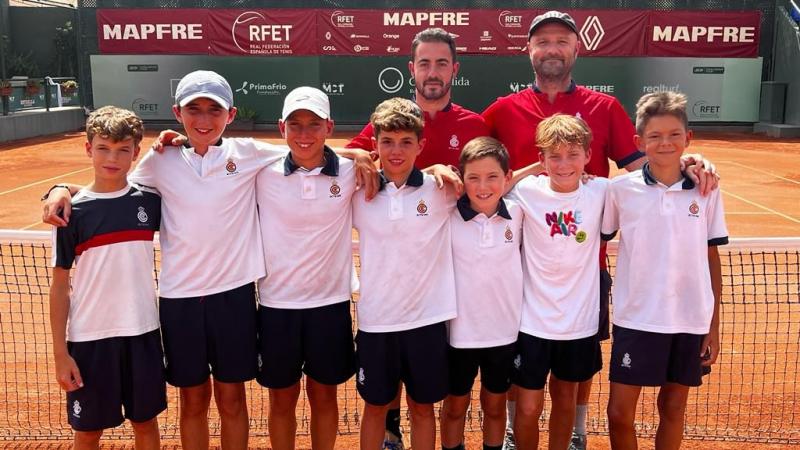 El equipo alevín masculino, finalista del Campeonato de España