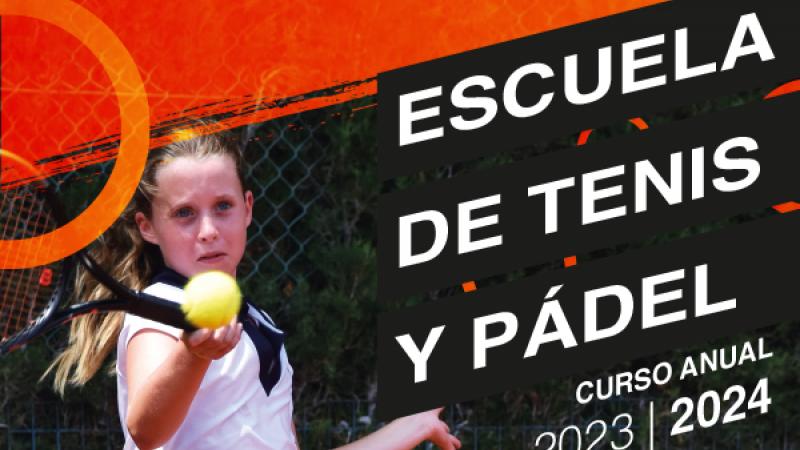 Inscripciones de la Escuela de Tenis y Pádel curso 2023/24
