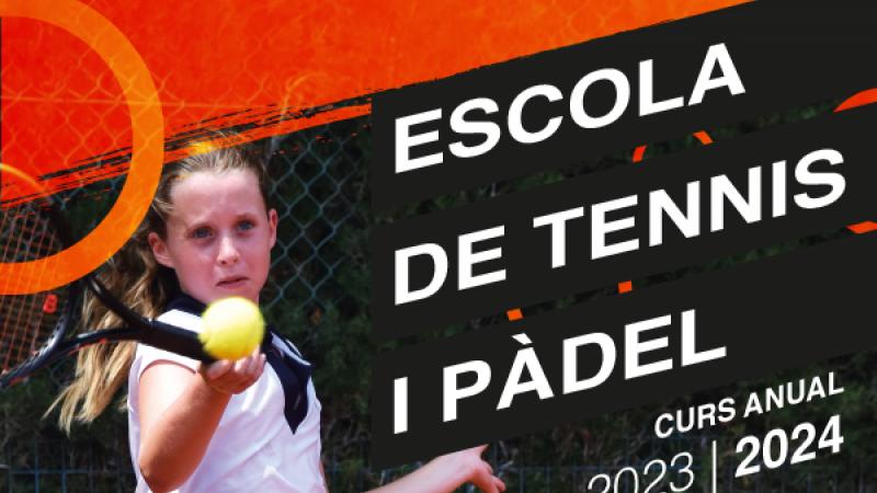 Inscripcions a l'Escola de Tennis i Pàdel (curs 2023/2024)