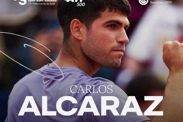 Carlos Alcaraz buscarà el triplet al Barcelona Open Banc Sabadell 2026