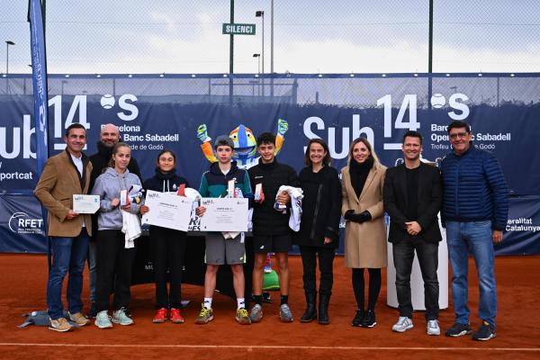 Pablo Jiménez i Victoria Meza, campions del Barcelona Open Banc Sabadell Sub-14 de Tarragona