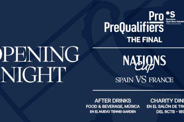 La Nations Cup i el Sopar Solidari protagonitzaran l'Opening Night més solidària del Torneig