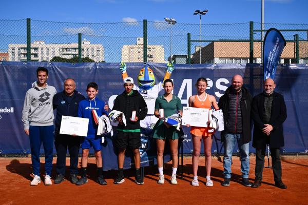 Pablo Garrido i Vitoria de Mello, campions del Trofeu Conde de Godó Sub-14 by Esportcat de València